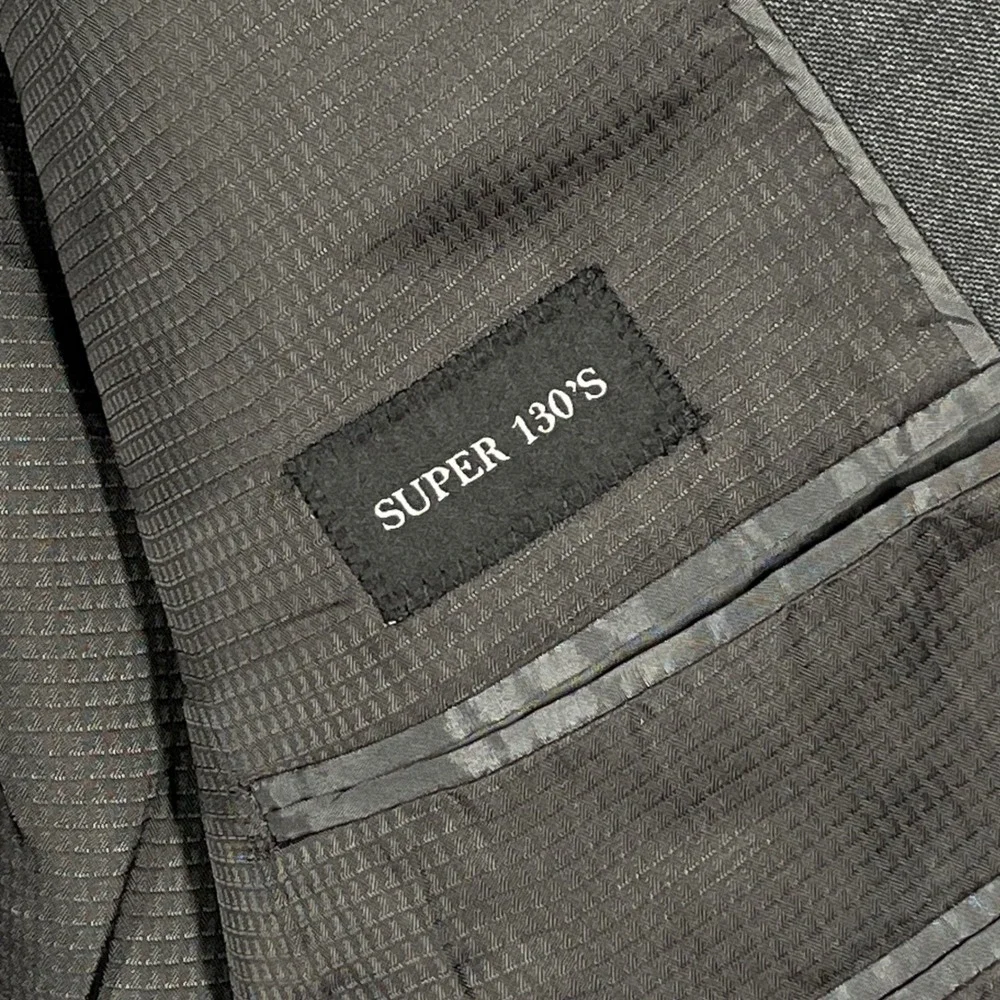 Emporio Armani G Line Blazer Mens 56 Charcoal Super 130s Virgin Wool W1VGUD